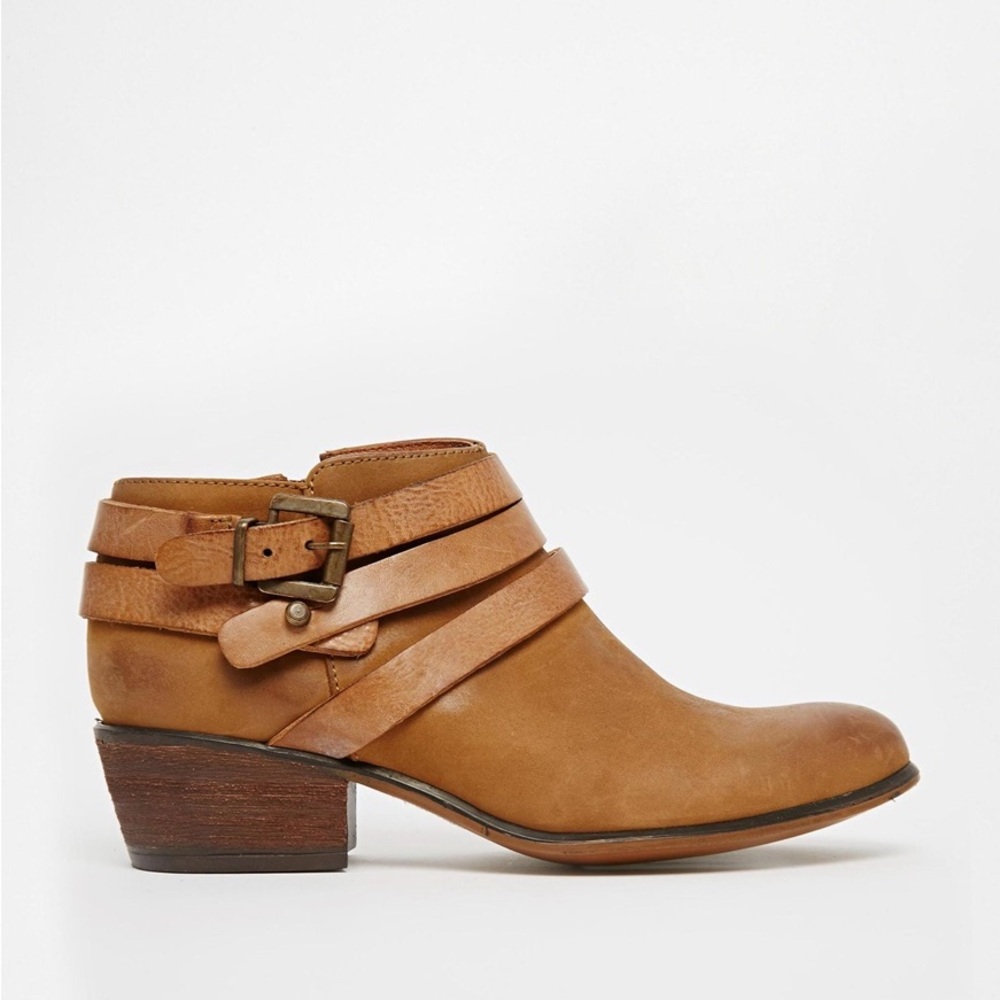 Steve Madden Regennt brown multi ankle booties